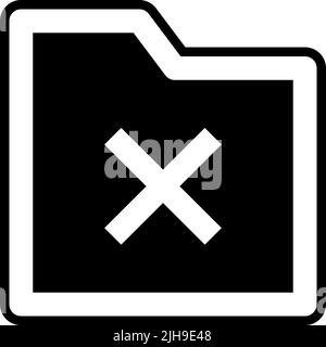 Cartella interfaccia utente di base . Illustrazione Vettoriale