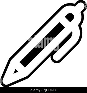 Scuola penna . Illustrazione Vettoriale