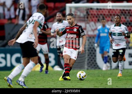 Brasilia, Brasile. 07th Apr 2021. Diego do Flamengo, durante la partita tra Flamengo e Coritiba, per il round 17th del Campeonato Brasileiro Serie A 2022 all'Estadio Mane Garrincha, sabato 16. 30761 (Adalberto Marques/SPP) Credit: SPP Sport Press Photo. /Alamy Live News Foto Stock