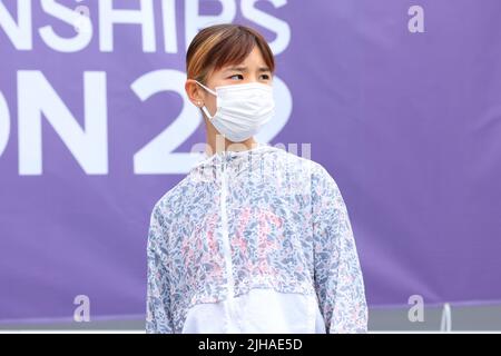 Hayward Field, Eugene, Oregon, USA. 16th luglio 2022. Seira Fuwa, 16 LUGLIO 2022 - Atletica : Campionati del mondo IAAF Oregon 2022 a Hayward Field, Eugene, Oregon, USA. Credit: Yohei Osada/AFLO SPORT/Alamy Live News Foto Stock