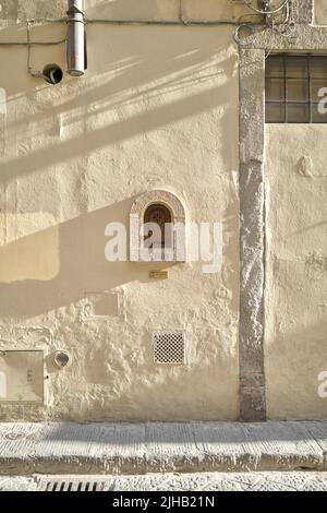 Storico Wine Window o Buchetta del vino a Firenze Foto Stock