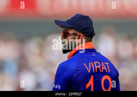 Manchester, Regno Unito. 17th luglio 2022. Virat Kohli of India Credit: News Images LTD/Alamy Live News Foto Stock