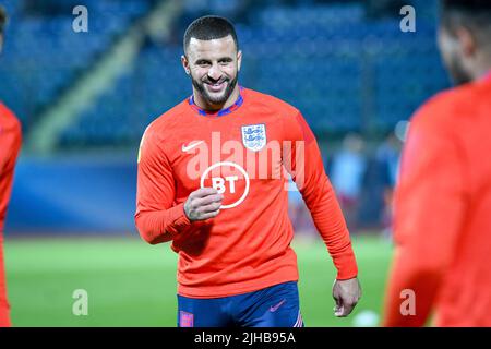 Stadio di San Marino, San Marino, Repubblica di San Marino, 15 novembre 2021, Kyle Walker in Inghilterra durante i qualificatori della Coppa del mondo Qatar 2022 - San Marino Foto Stock