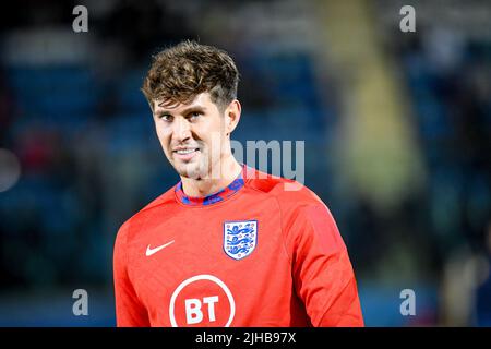 Stadio di San Marino, San Marino, Repubblica di San Marino, 15 novembre 2021, John Stones in Inghilterra durante le qualificazioni della Coppa del mondo Qatar 2022 - San Marino Foto Stock