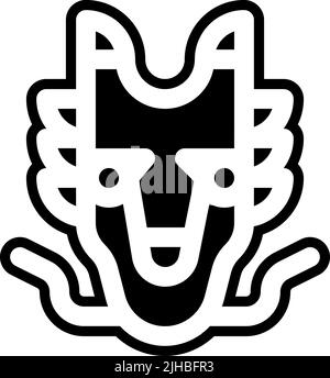 Dragon boat festival testa drago . Illustrazione Vettoriale