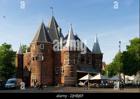 Ristorante a de Waag, Niewmarkt, Amsterdam, Paesi Bassi Foto Stock