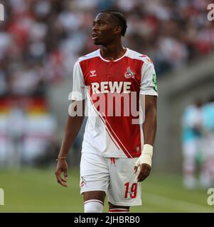 Colonia, Germania. 07th giugno 2022. Telekom Cup, 1. FC Cologne vs AC Milan, Kingsley Ehizibue (Colonia) guarda avanti. Credit: Juergen Schwarz/Alamy Live News Foto Stock