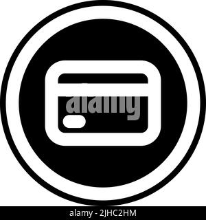 Interfaccia utente di base carta di debito . Illustrazione Vettoriale