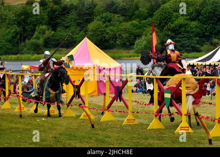 Jouting Scozia a Linlithgow Foto Stock