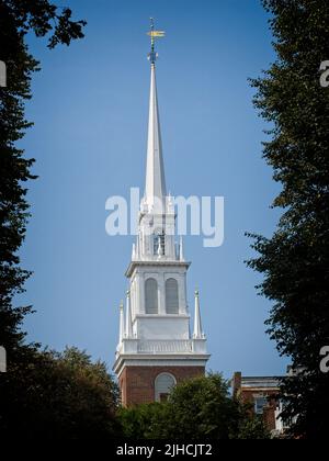 L'Old North Church Boston Massachusetts Foto Stock