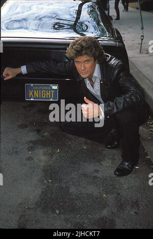 DAVID HASSELHOFF, KNIGHT RIDER, 1982 Foto Stock