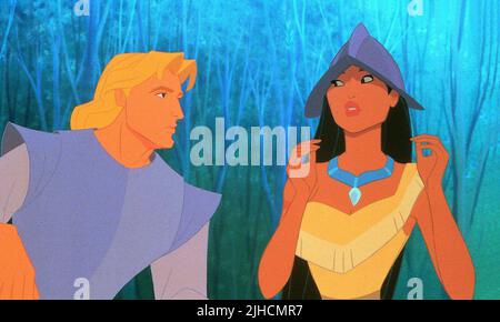 JOHN SMITH, POCAHONTAS, POCAHONTAS, 1995 Foto Stock