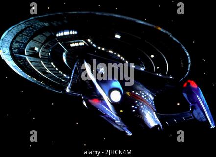 Il Museo della Portaerei U.S.S. ENTERPRISE, Star Trek: Primo contatto, 1996 Foto Stock