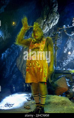 JIM CARREY, come il Grinch ha rubato il natale, 2000 Foto Stock