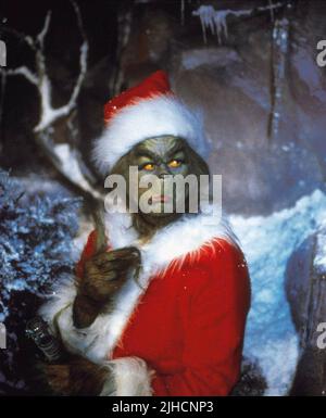 JIM CARREY, come il Grinch ha rubato il natale, 2000 Foto Stock