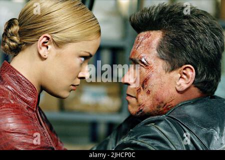 KRISTANNA LOKEN Arnold Schwarzenegger, Terminator 3: AUMENTO DELLE MACCHINE, 2003 Foto Stock