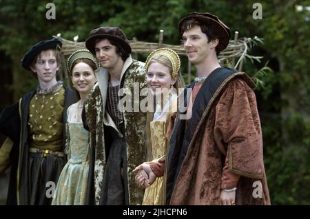 NATALIE PORTMAN, Jim Sturgess, Scarlett Johansson, Benedetto CUMBERBATCH, l'altra ragazza di Boleyn, 2007 Foto Stock