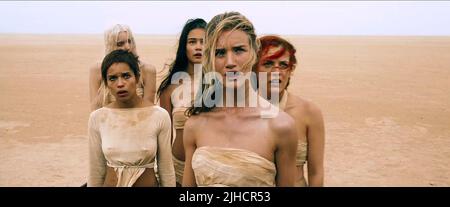 ABBEY LEE, ZOE KRAVITZ, COURTNEY EATON, ROSIE HUNTINGTON-WHITELEY, RILEY KEOUGH, MAD MAX: STRADA FURIOSA, 2015 Foto Stock