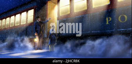 Il conduttore del treno, eroe BOY, Il Polar Express 2004 Foto Stock