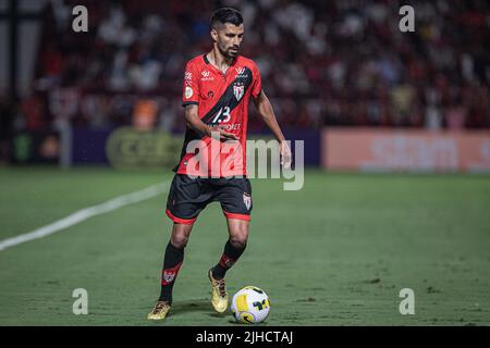 Goiania, Brasile. 17th luglio 2022. GO - Goiania - 07/17/2022 - BRASILIANO A 2021 ATLETICO-GO X FORTALEZA - Jorginho giocatore di Atletico-GO durante una partita contro Fortaleza allo stadio accioly Antonio per il campionato brasiliano A 2022. Foto: Isabela Azine/AGIF/Sipa USA Credit: Sipa USA/Alamy Live News Foto Stock