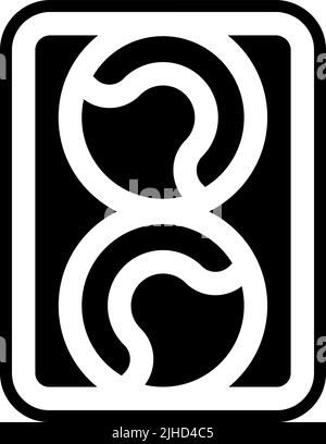 Attrezzature sportive tennis . Illustrazione Vettoriale