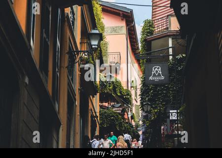 Escursioni attraverso il lago di Como Foto Stock