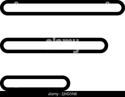 UI hamburger . Illustrazione Vettoriale