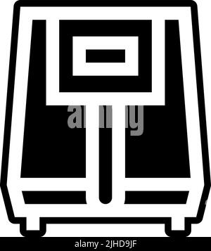 Friggitrice ad aria di cottura . Illustrazione Vettoriale