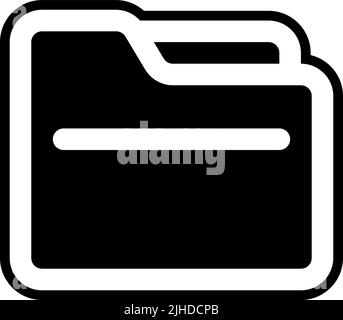 Cartella interfaccia utente . Illustrazione Vettoriale