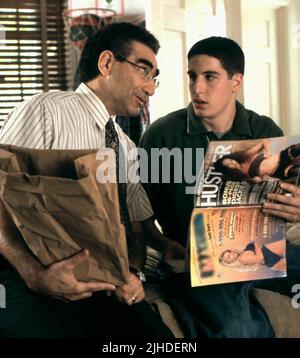 EUGENE LEVY, Jason Biggs, AMERICAN PIE, 1999 Foto Stock