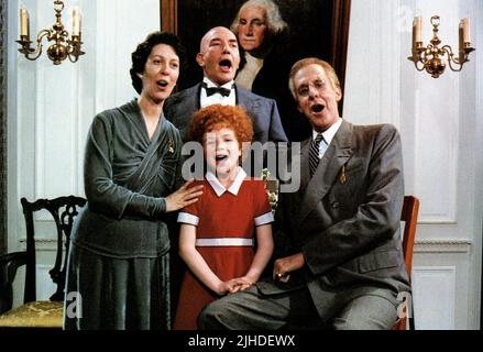 ANN REINKING, AILEEN QUINN, ALBERT FINNEY, EDWARD HERRMANN, Annie, 1982 Foto Stock