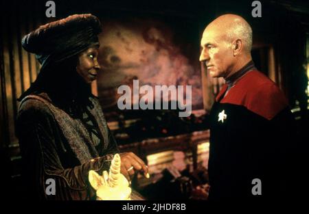 WHOOPI GOLDBERG, Patrick Stewart, Star Trek: Generazioni, 1994 Foto Stock