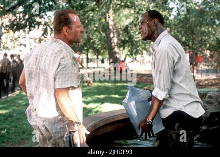 BRUCE WILLIS, Samuel L. Jackson, DIE HARD: con una vendetta, 1995 Foto Stock