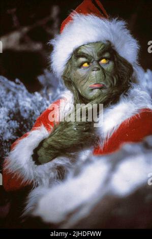 JIM CARREY, come il Grinch ha rubato il natale, 2000 Foto Stock