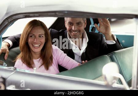 JULIA Roberts, George Clooney, Ocean's Eleven, 2001 Foto Stock