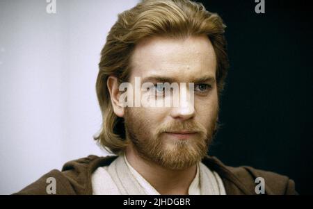 EWAN MCGREGOR, Star Wars: Episodio II - attacco dei cloni, 2002 Foto Stock