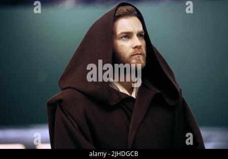 EWAN MCGREGOR, Star Wars: Episodio II - attacco dei cloni, 2002 Foto Stock