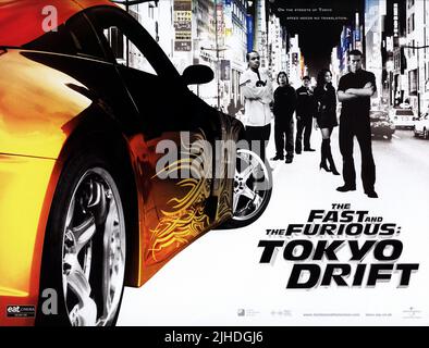 POSTER DEL FILM, IL VELOCE E IL FURIOSO: TOKYO DRIFT, 2006 Foto Stock