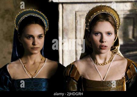 NATALIE PORTMAN, Scarlett Johansson, l'altra ragazza di Boleyn, 2007 Foto Stock