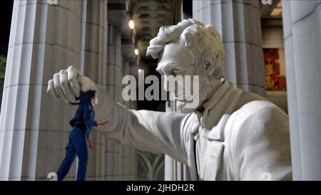 BEN STILLER, ABRAHAM LINCOLN, UNA NOTTE AL MUSEO: battaglia dello Smithsonian, 2009 Foto Stock