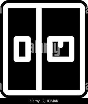 Frigorifero per la casa . Illustrazione Vettoriale