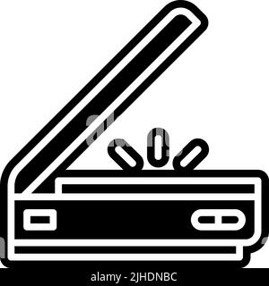 Scanner di stampa . Illustrazione Vettoriale