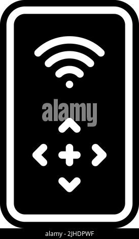 Telecomando Smarthome . Illustrazione Vettoriale