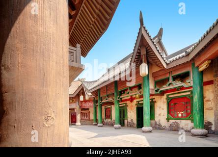 L'architettura esotica sull'Isola di Haihua, Hainan, Cina. Foto Stock