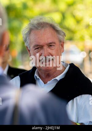 Schengen, Lussemburgo. , . Jean Asselborn - Credit: SPP Sport Press Photo. /Alamy Live News Foto Stock