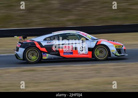 David Frankland, Audi R8 GT4 Evo-2, GT All-Comers Challenge, con le ultime GT3 e GT4 vetture, una gara di 50 minuti sul circuito di Snetterton 200 Foto Stock