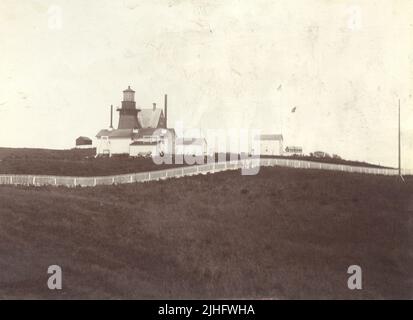 Rhode Island - Block Island. Block Island se Light Station, Rhode Island. Foto Stock