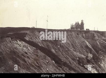 Rhode Island - Block Island. Block Island se Light Station, Rhode Island. Foto Stock
