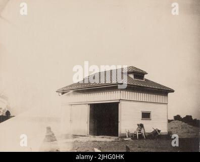 Delaware - Reedy Island. Reedy Island Range Rear, Delaware. Barn, SW, 75 piedi Foto Stock