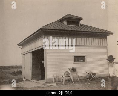 Delaware - Reedy Island. Reedy Island Range Rear, Delaware. Fienile, S, 50 piedi Foto Stock